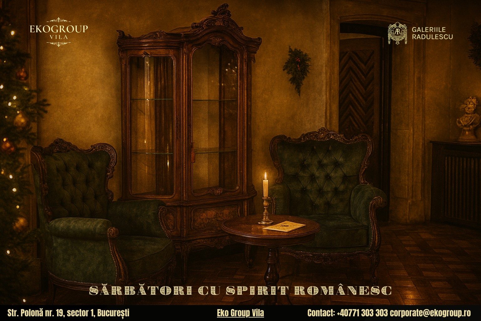 Crăciunul în România interbelică: o călătorie în farmecul sărbătorilor de iarnă la Eko Group Vila